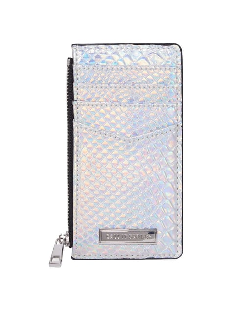 Aldo Silver Textured Wallet for Women