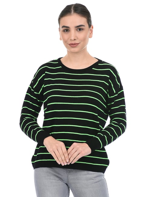 Species Black Striped Sweater