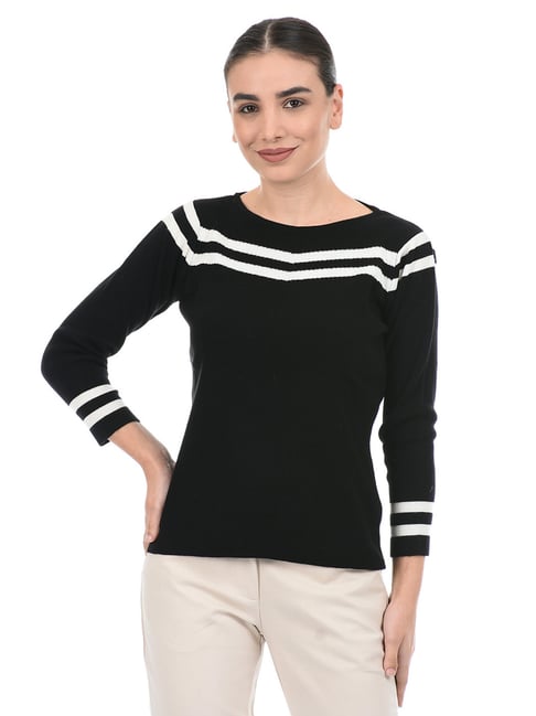 Species Black Striped Sweater