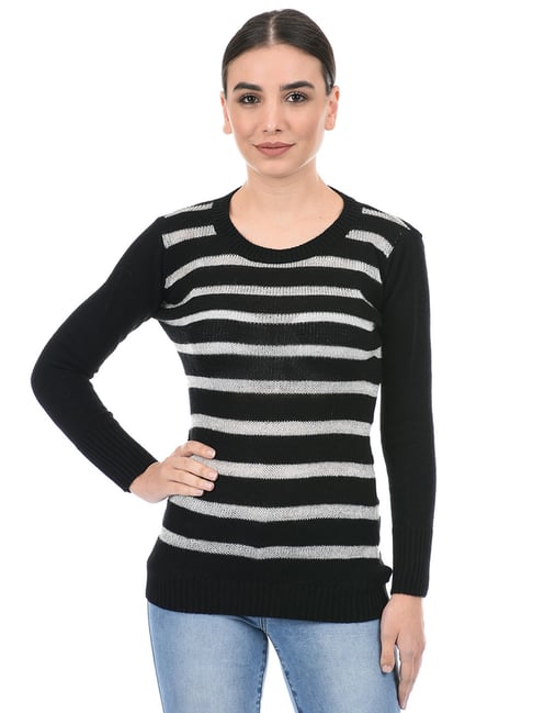 Species Black & White Striped Sweater