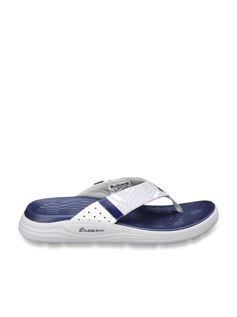 Duke Men's Grey Flip Flops