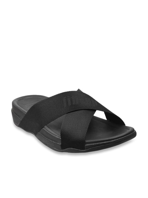 FitFlop Women's Duocomff Sling-Back Tiera Sandals Black Size 7 New With Box  | SidelineSwap