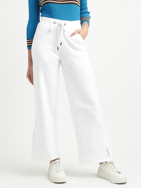 Trousers And Chinos  Yarn Dyed Trousers With Drawstring  United Colors of Benetton  Womens  Amy Edmondson