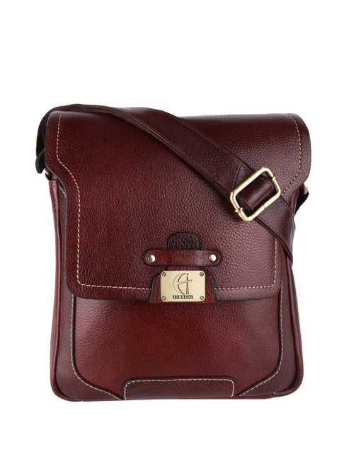 HiLEDER Brown Solid Medium Cross Body Bag-picture-48
