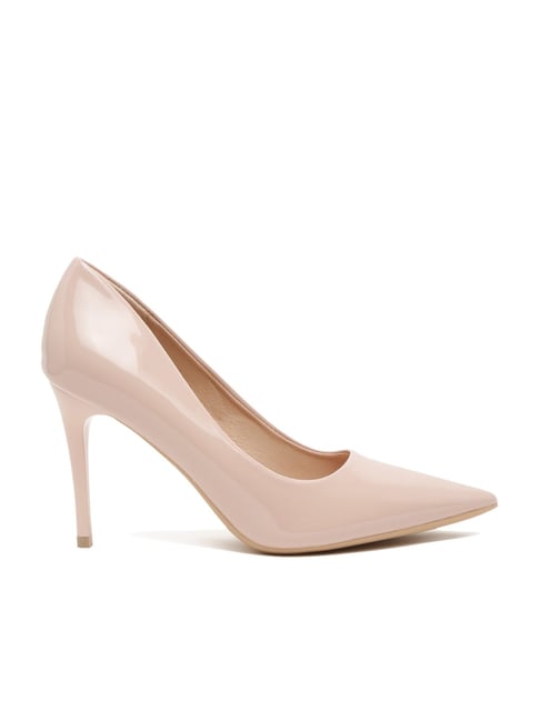 Flat N Heels Women's Pink Stiletto Pumps