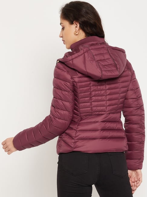 Buy Wine Jackets & Coats for Women by MADAME Online | Ajio.com