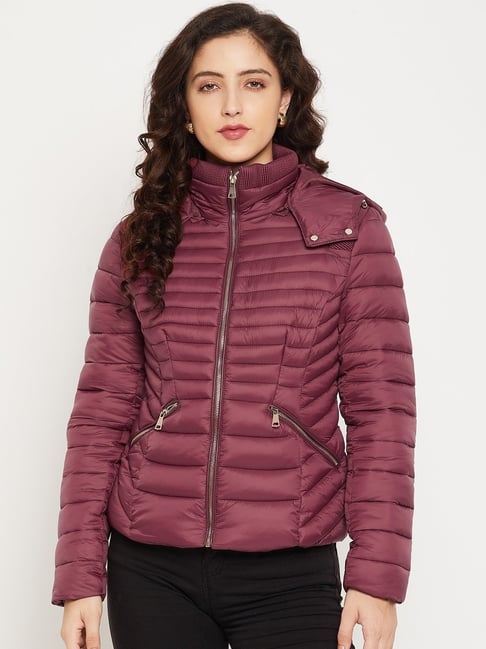 Buy MADAME Pink Regular Fit Jacket for Women Online @ Tata CLiQ