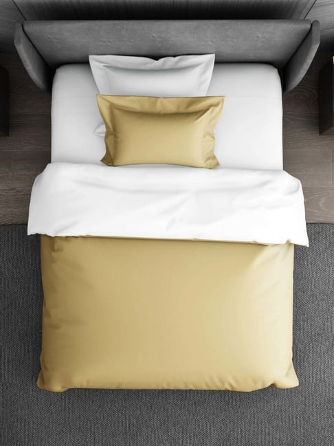 Buy Spaces Hygro Golden Cotton 300 TC Single Duvet Cover at Best Price @  Tata CLiQ