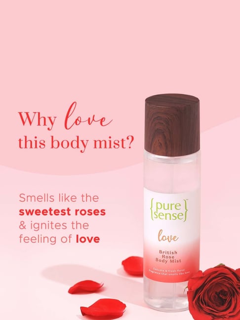 Buy Pure Sense Love British Rose Body Mist 150 ml at Best Price