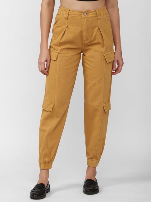 Orange joggers cheap forever 21