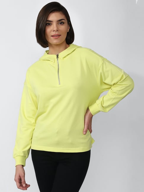 Forever 21 store yellow hoodie