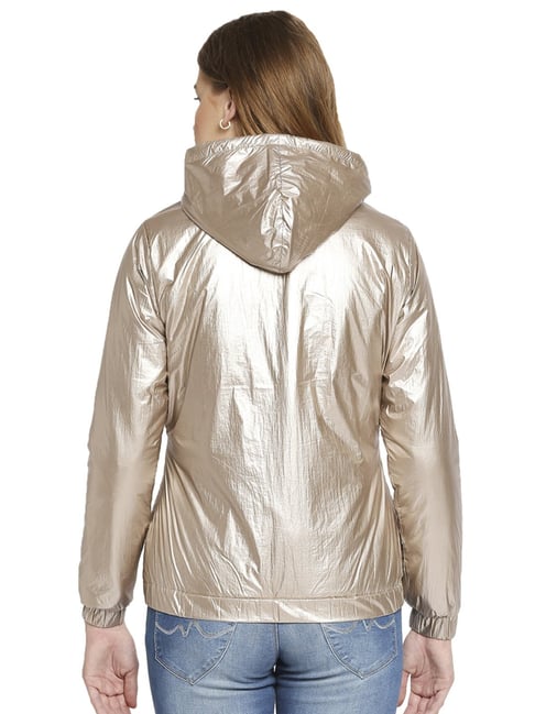 Buy Being Human Golden Peach Women Jacket (Size: 2XL)-BHWJI22501-GOLDEN  PEACH at Amazon.in