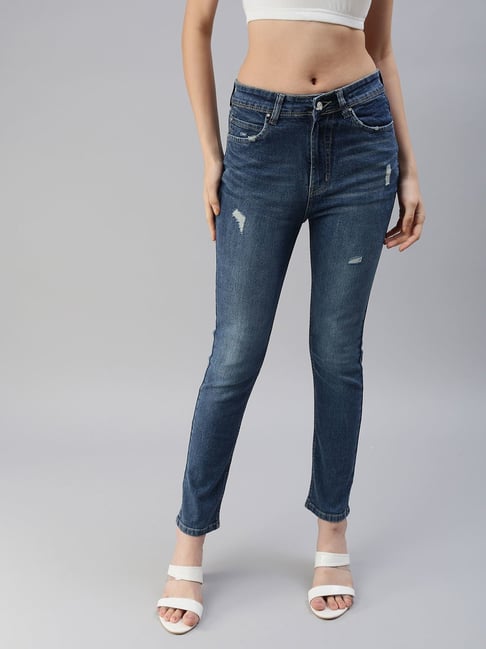 Distressed Denim Jeans (Preorder) – Jo+Gale Boutique