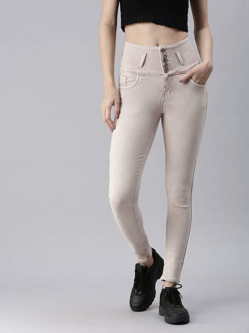 Buy SHOWOFF Pink Jeggings for Women Online @ Tata CLiQ