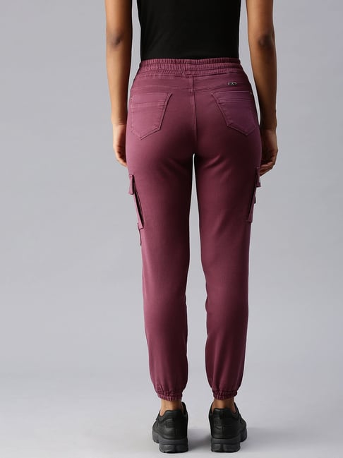 SHOWOFF Clean Look Lavender Jogger Denim Jeans