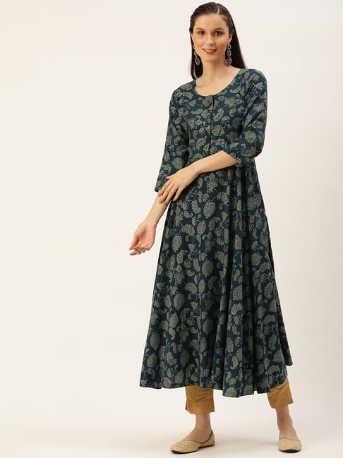 Full Sleeve Design Frock Style Kurtis at Rs 699 in Surat | ID: 26246959230