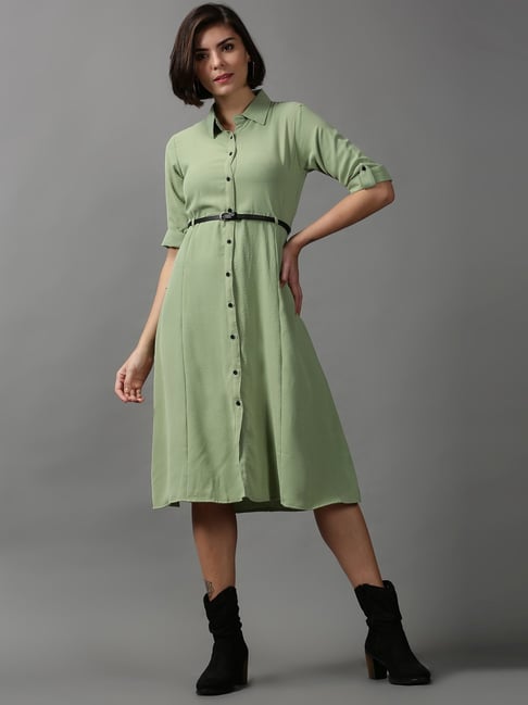 Olive green cheap tshirt dress