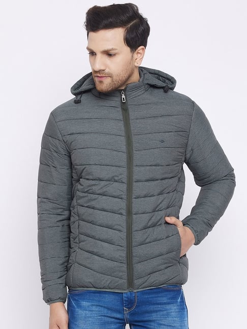 Buy online Grey Solid Bomber Jacket from Jackets for Men by Duke for ₹3569  at 15% off | 2024 Limeroad.com