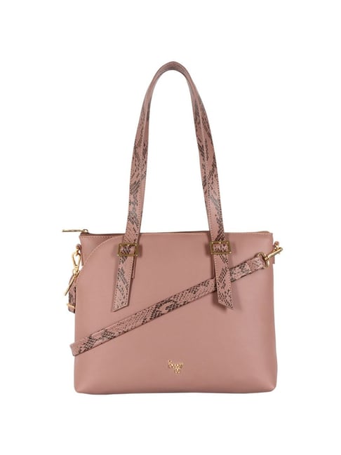 Baggit pink 2025 solid shoulder bag