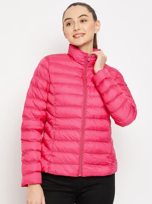 Buy Madame Women Beige Solid Hooded Padded Jacket - Jackets for Women  2129993 | Myntra