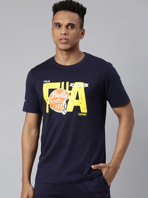 Fila navy t shirt hotsell