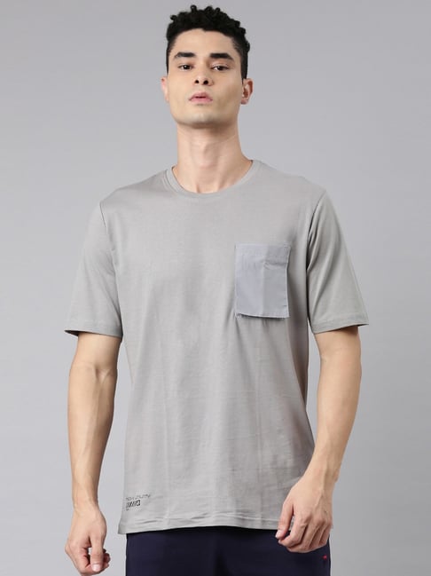 Fila grey shirt best sale