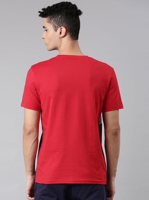 Fila red t best sale shirt