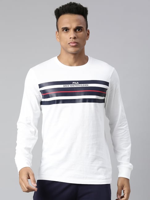 Fila shirt clearance white