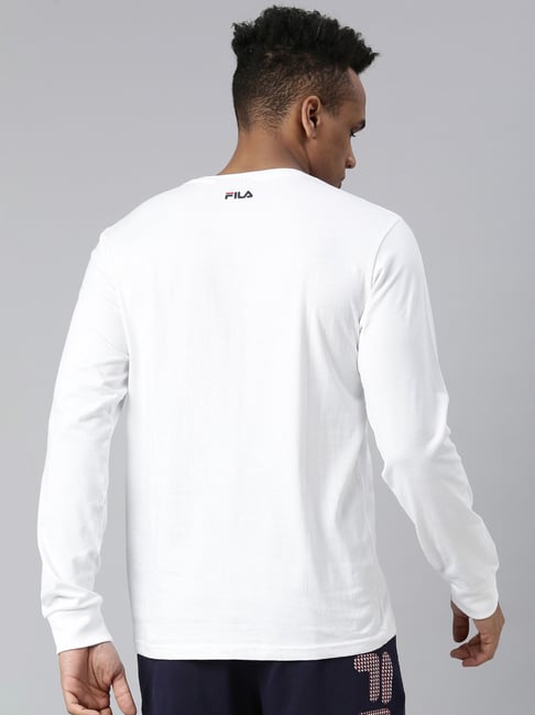 Fila white on sale long sleeve