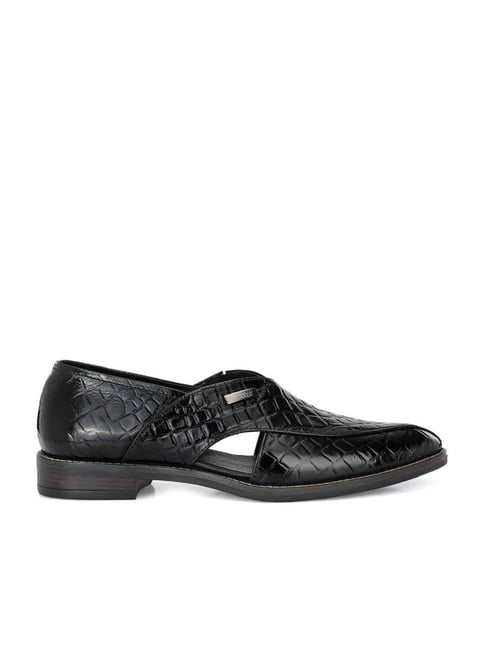 Alberto Torresi Men's Black Fisherman Sandals