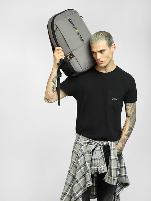 Jack & Jones Grey 15 inch One Size Backpack-picture-14