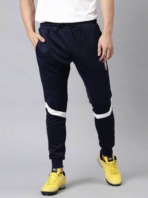 Buy Fila Navy Regular Fit Trackpants for Men's Online @ Tata CLiQ