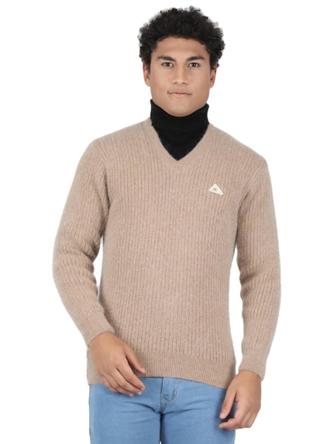 Buy Monte Carlo Camel Regular Fit Sweater for Mens Online Tata CLiQ