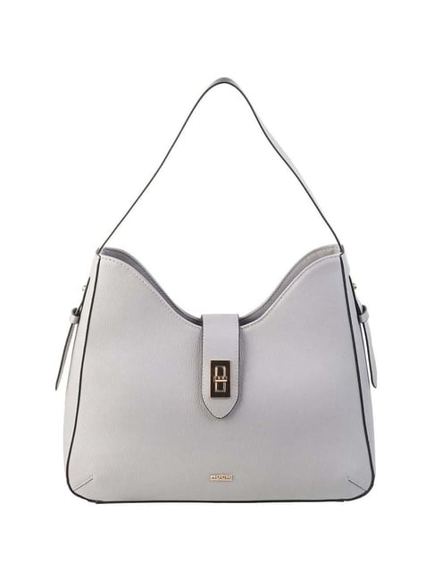 Anne Klein Kickstart Med. Gray Hobo Handbag Large Leather Purse - NWT | eBay