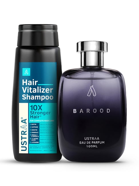 Buy Ustraa Barood Eau De Parfum Hair Vitalizer Shampoo at Best
