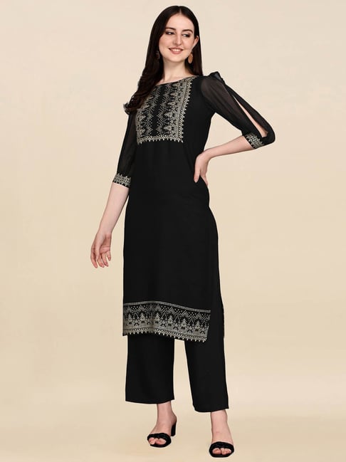 Buy online Red Georgette Straight Kurti from Kurta Kurtis for Women by Soch  for ₹998 at 0% off | 2024 Limeroad.com