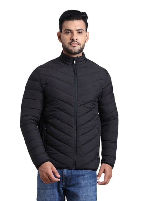 ColorPlus Black Tailored Fit Quilted Jacket
