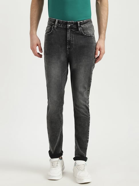 United Colors Of Benetton Grey Slim Fit Jeans