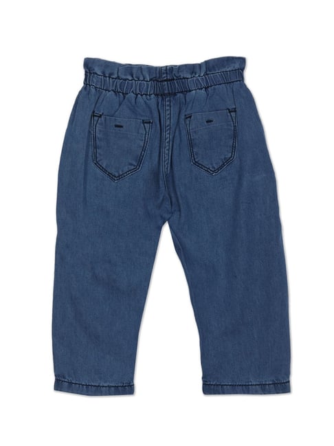 Buy Kiddopanti Kiddopanti Kids Blue Solid Jeans at Redfynd