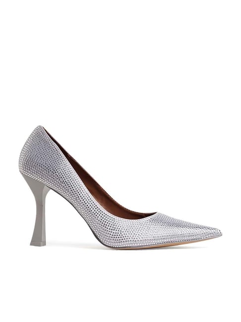 Call It Spring Women's Silver Stiletto Pumps