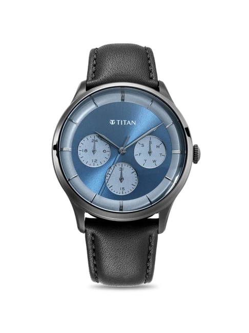 Titan NQ90125QL01 Light Leathers Analog Watch for Men