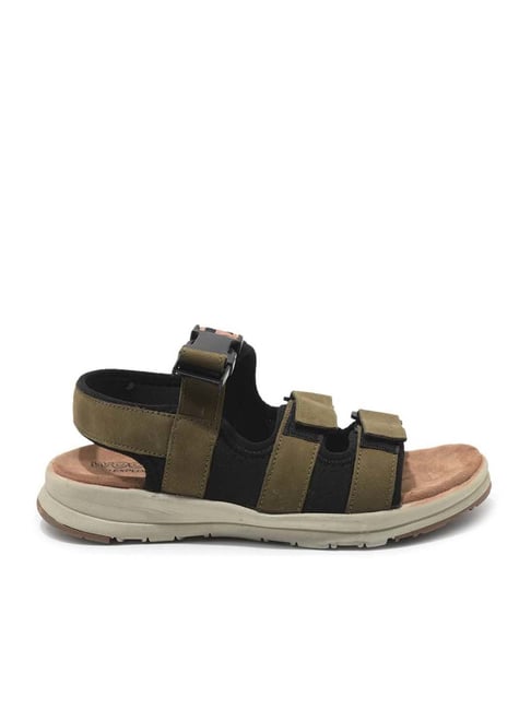 Woodland Men's Olive Floater Sandals