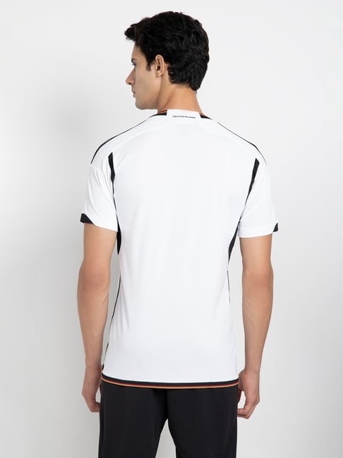 adidas White GERMANY 22 HOME Round Neck T-Shirt-adidas-Clothing-TATA CLIQ