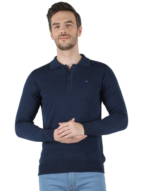 Monte Carlo Blue Regular Fit Polo T-Shirt