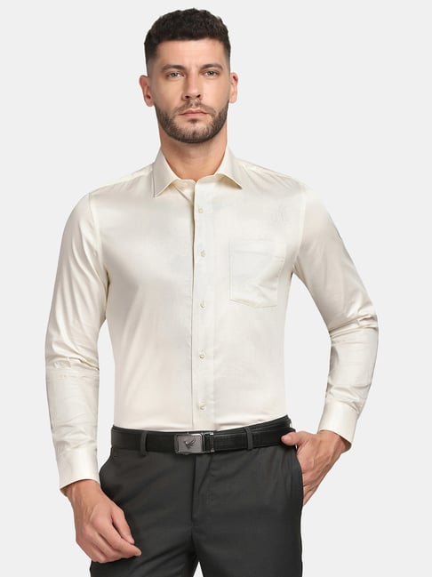 Buy BLACKBERRYS Cotton Blend Slim Fit Mens Formal Shirt
