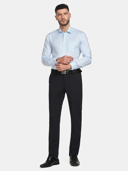 Buy Blackberrys Men Black Solid Corduroy Trousers - Trousers for Men  1968579 | Myntra