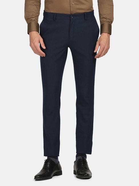 Buy Van Heusen Grey Trousers Online  737813  Van Heusen