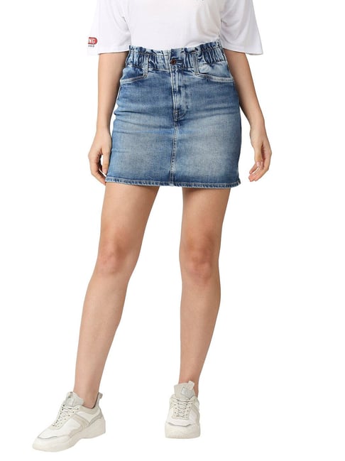 Pepe Jeans Blue Cotton Regular Fit Shorts