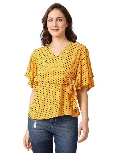 Pepe Jeans Yellow Printed Top-picture-13