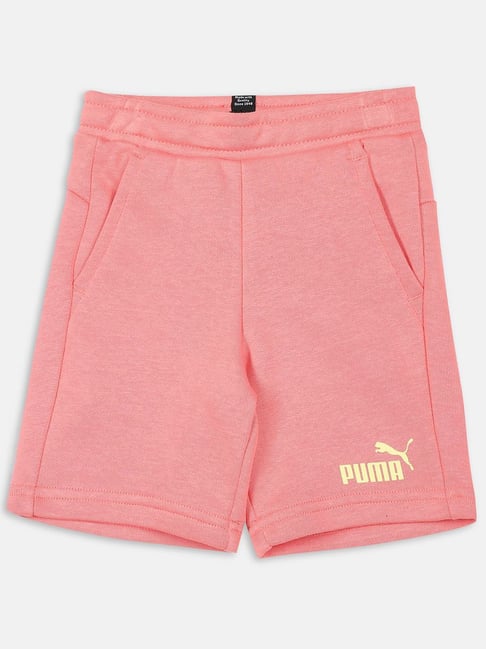 Puma shorts kids pink deals